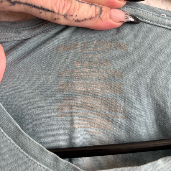 Blue Short Sleeve Tie-Dye Tee - Picture 5 of 7